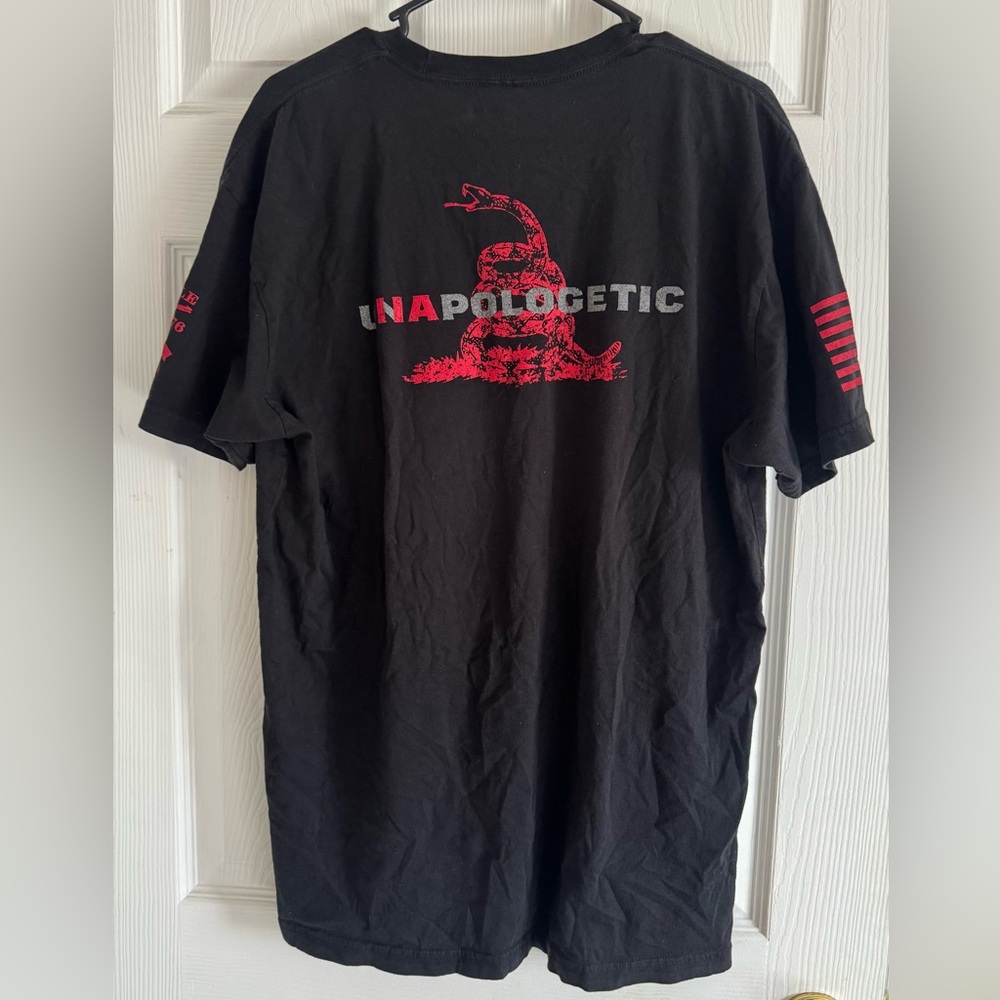 Grunt Style UNAPOLOGETIC Its In My DNA T Shirt Black Size Mens XL - Picture 2 of 7